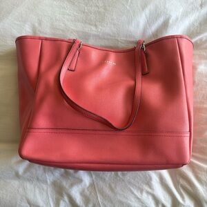 Coach Coral Tote Bag